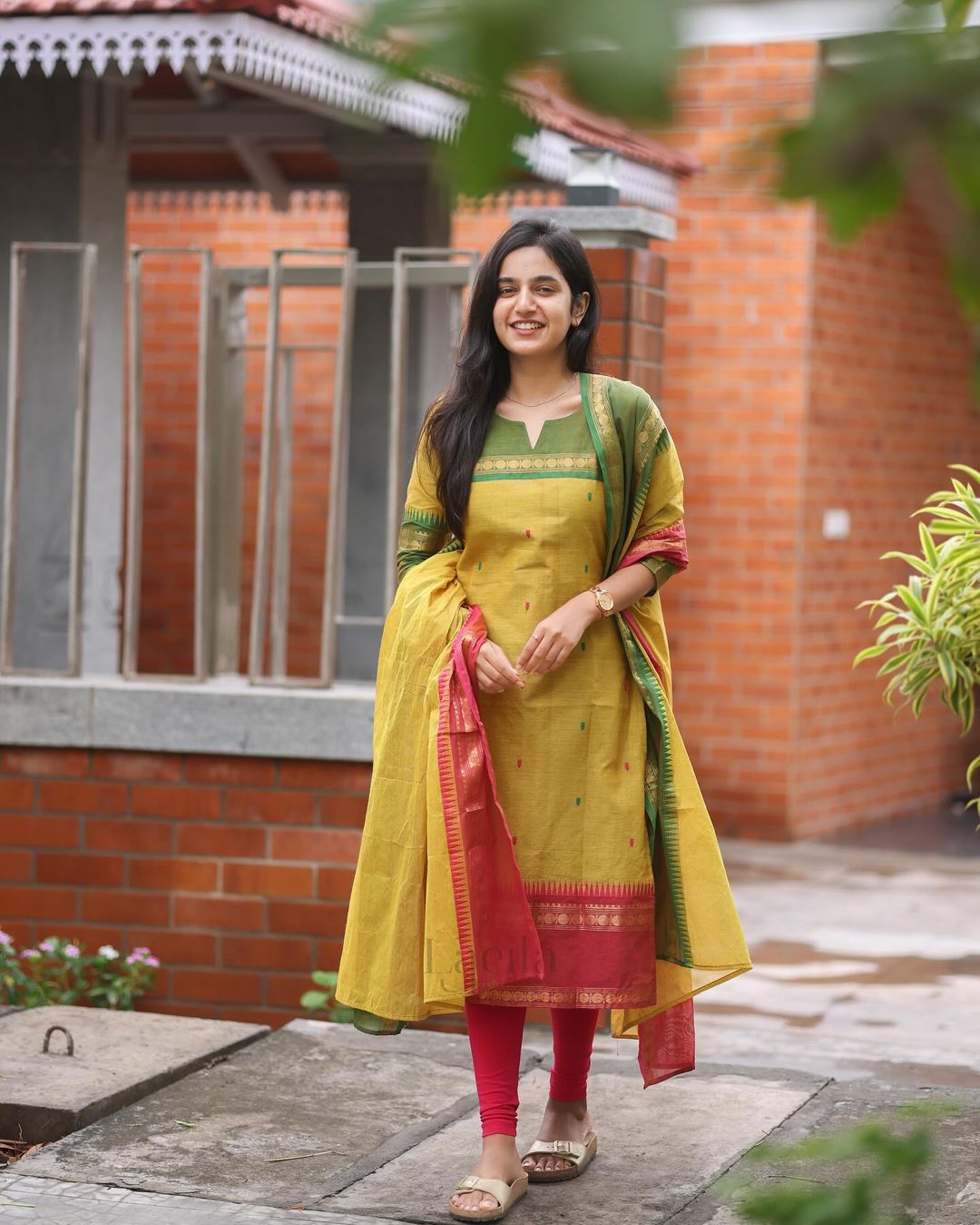 Featuring Beautiful kanchi cotton Suit Sets