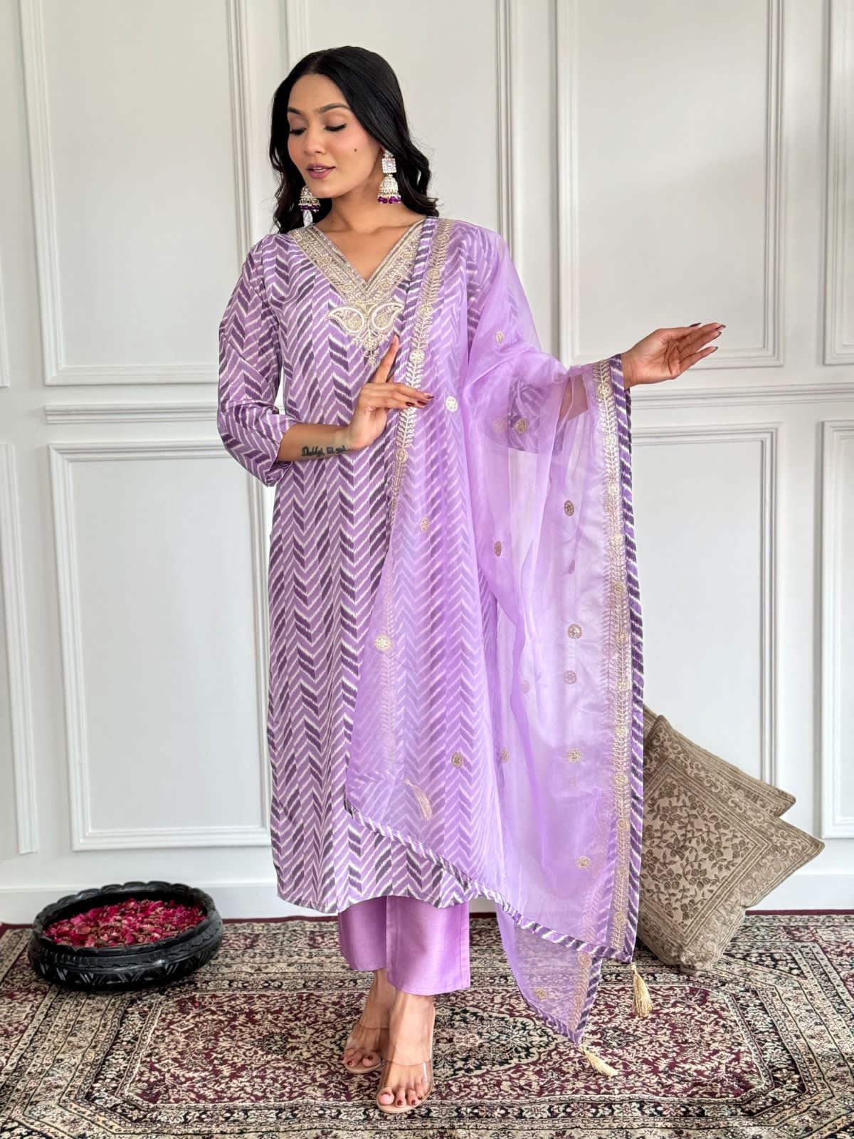 Introducing New kurti duptta and bottom set