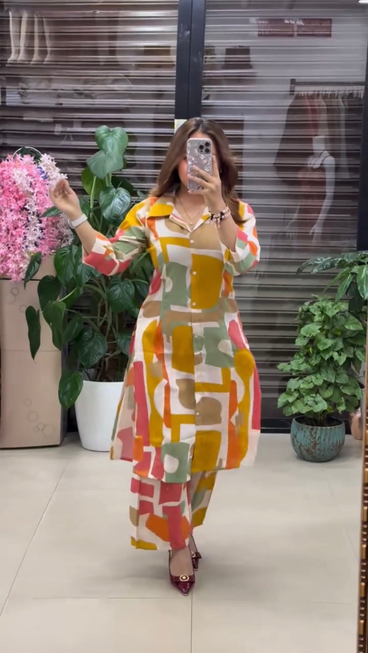 Mita Muslin Printed Cord Set