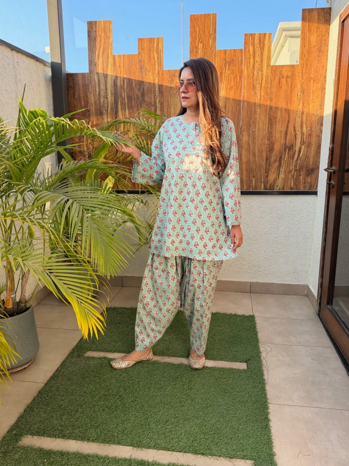 Divya Cotton Printed Suit Set For Women