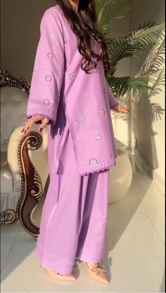 Ayushi Embrodairy Cutwork Cordset For Women