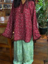 Aahira Colour-full Floral Print Farshi Salwar set.