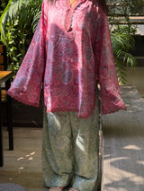 Aahira Colour-full Floral Print Farshi Salwar set.