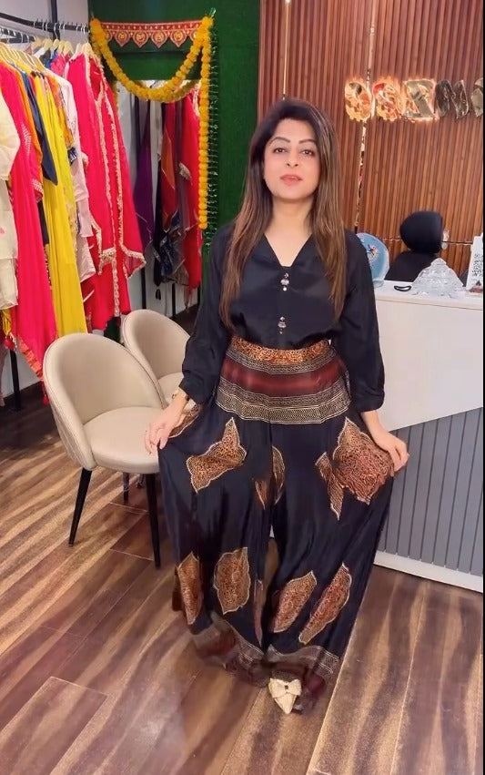 Nikita Shirt And Palazza Suit Set