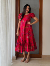 Harsha Women's Printed Tiered Maxi Dress