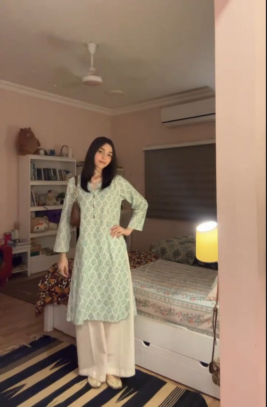 Perna Printed Suit Set For Women