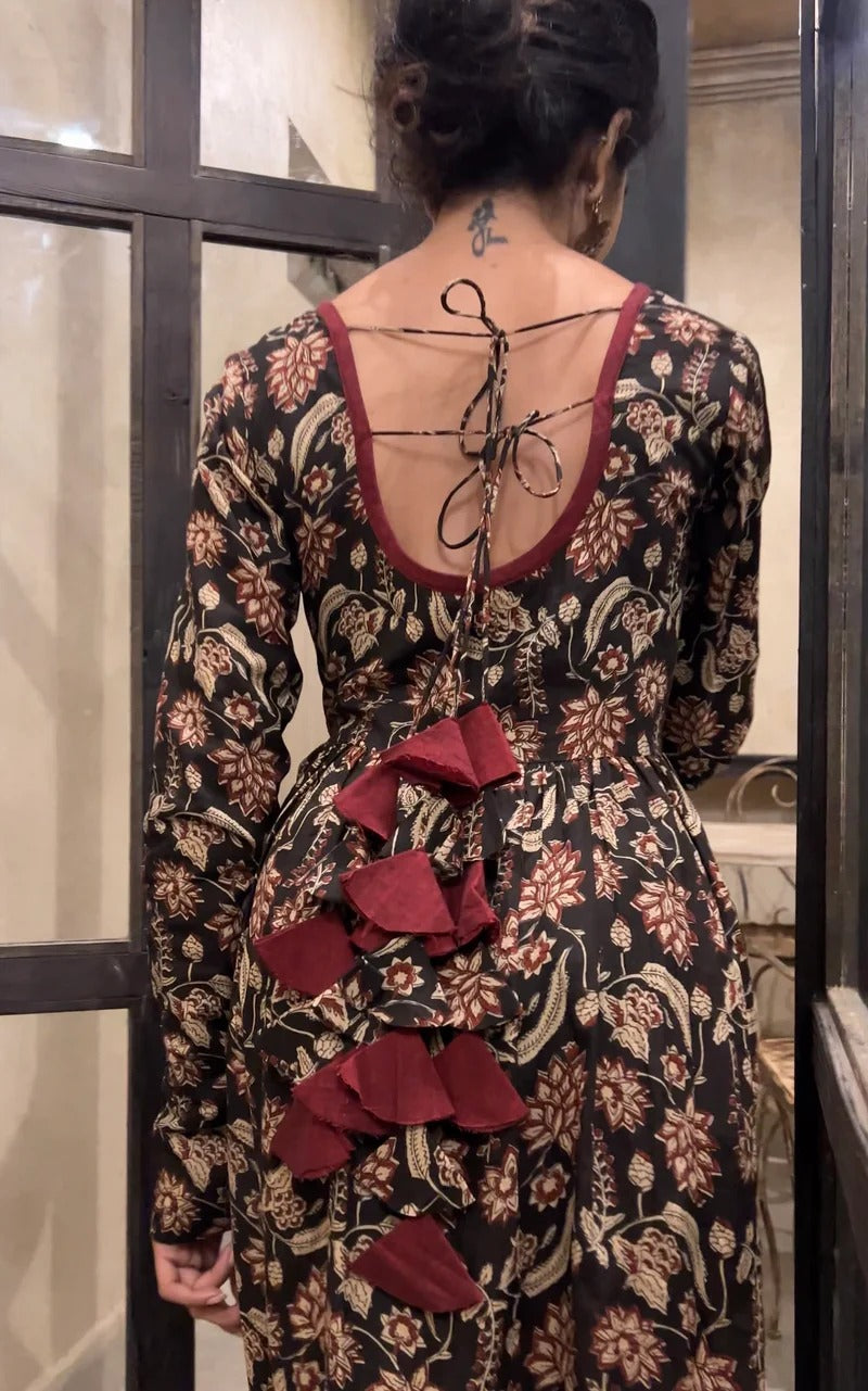 Riddhi Kalamkari Printed Summer Dress For Women